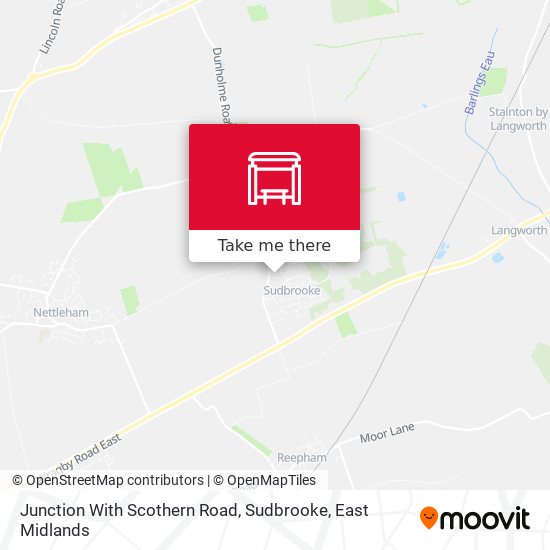 Junction With Scothern Road, Sudbrooke map