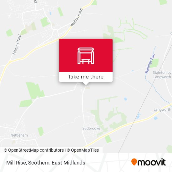 Mill Rise, Scothern map
