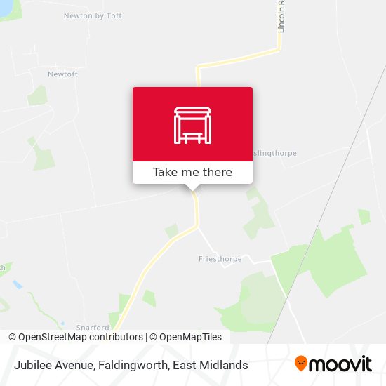 Jubilee Avenue, Faldingworth map