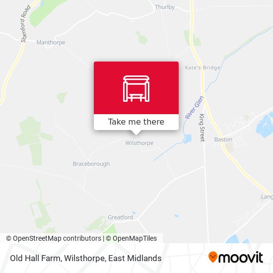 Old Hall Farm, Wilsthorpe map