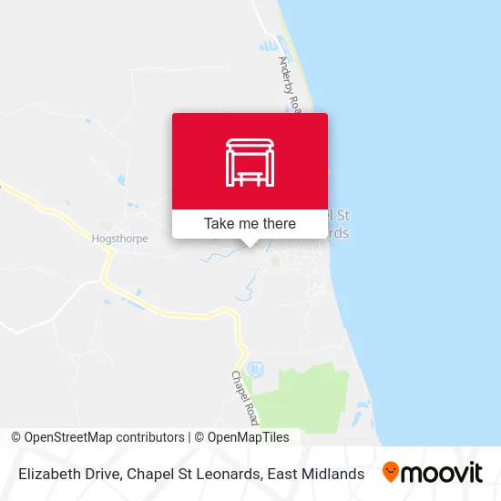 Elizabeth Drive, Chapel St Leonards map