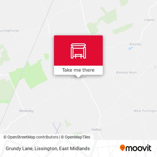 Grundy Lane, Lissington map