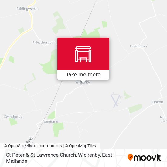 St Peter & St Lawrence Church, Wickenby map