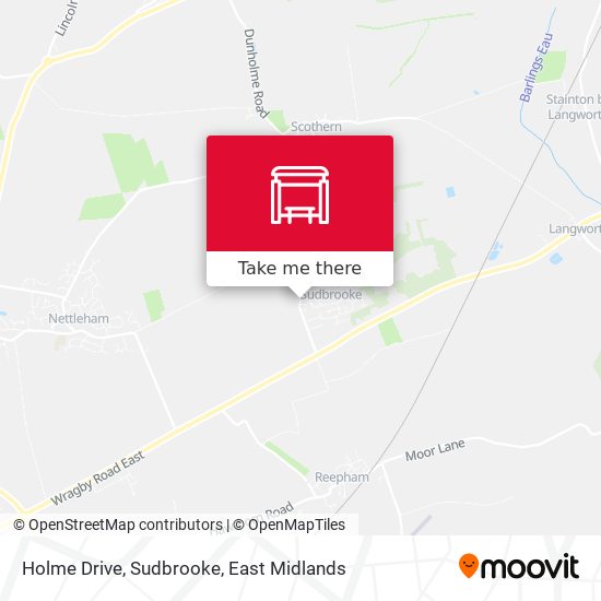 Holme Drive, Sudbrooke map