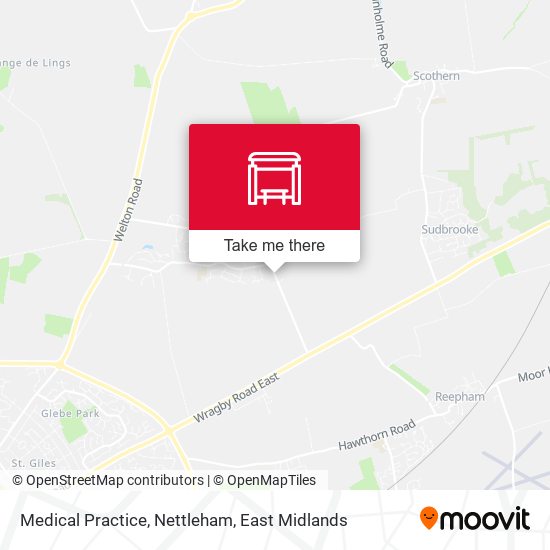 Medical Practice, Nettleham map
