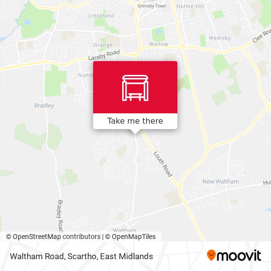 Waltham Road, Scartho map