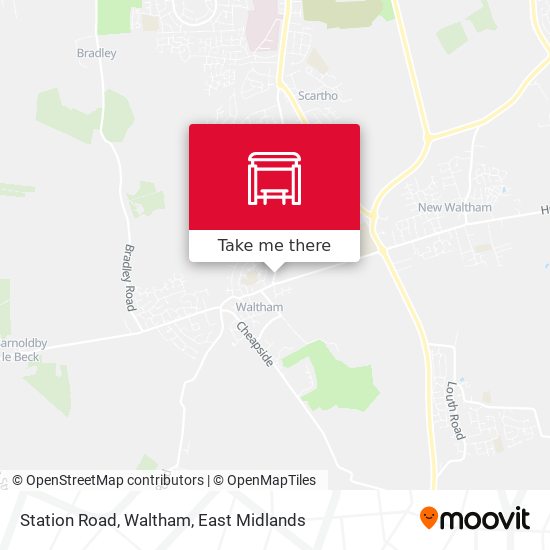 Station Road, Waltham map