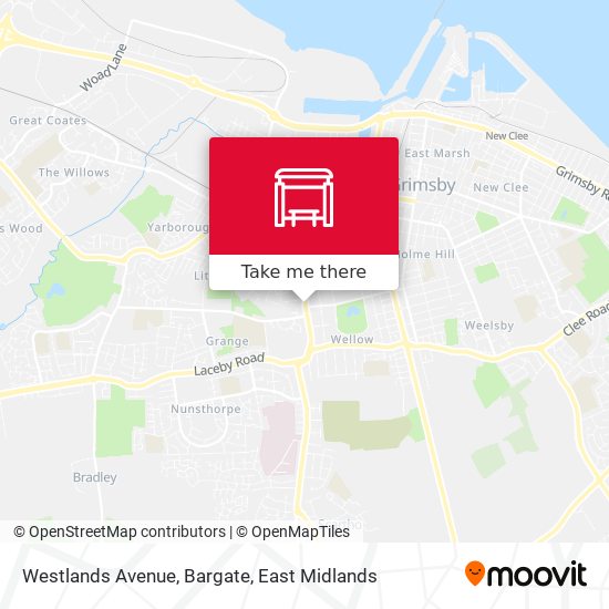 Westlands Avenue, Bargate map
