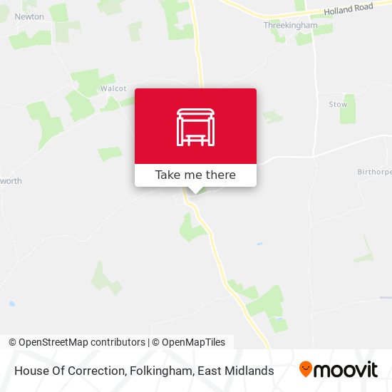 House Of Correction, Folkingham map