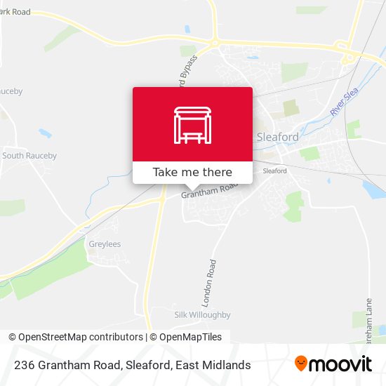 236 Grantham Road, Sleaford map