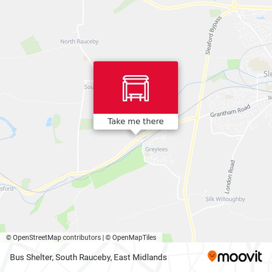 Bus Shelter, South Rauceby map