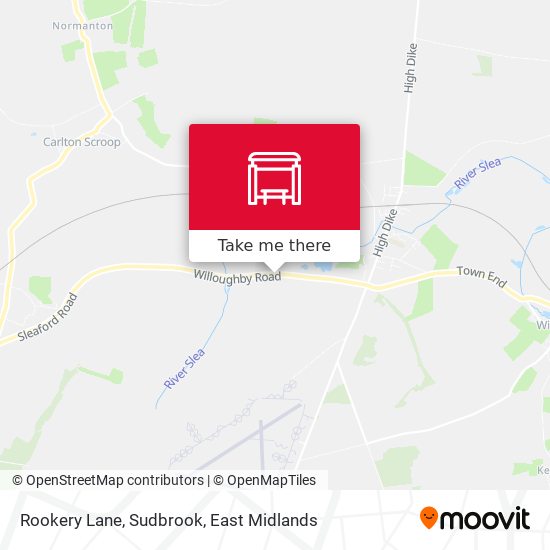 Rookery Lane, Sudbrook map