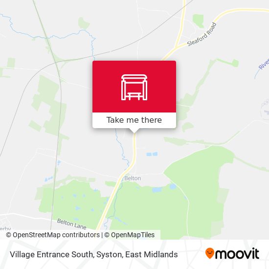 Village Entrance South, Syston map