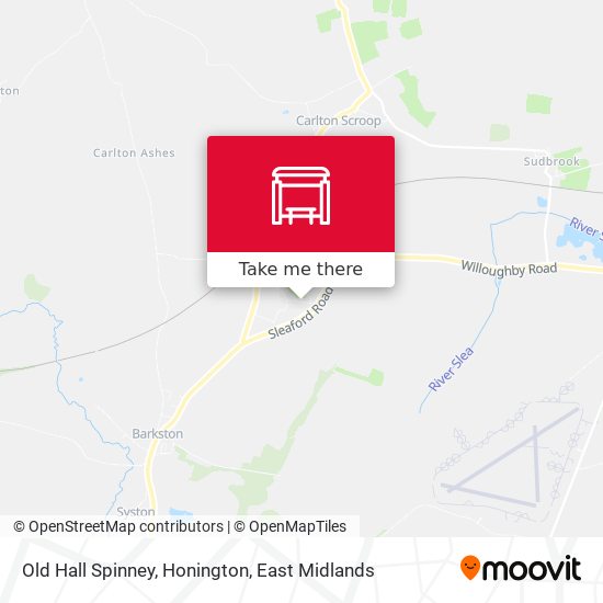 Old Hall Spinney, Honington map