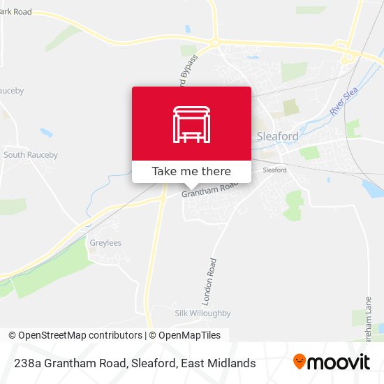 238a Grantham Road, Sleaford map