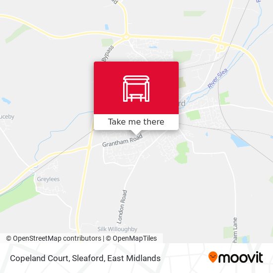 Copeland Court, Sleaford map