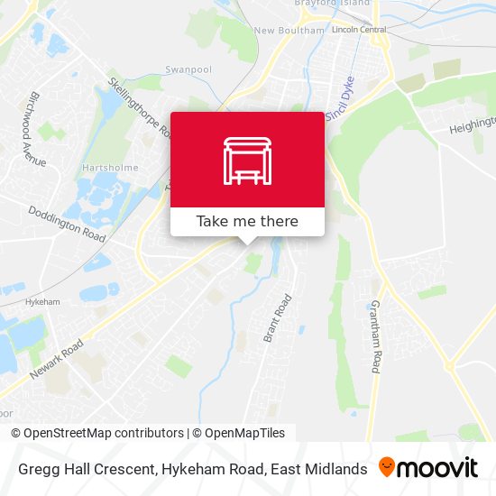 Gregg Hall Crescent, Hykeham Road map