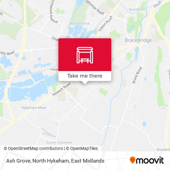 Ash Grove, North Hykeham map