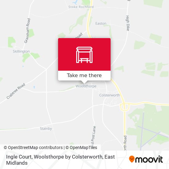Ingle Court, Woolsthorpe by Colsterworth map