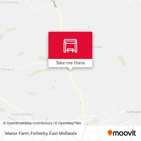 Manor Farm, Fotherby map