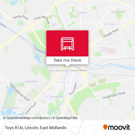 Toys R Us, Lincoln map