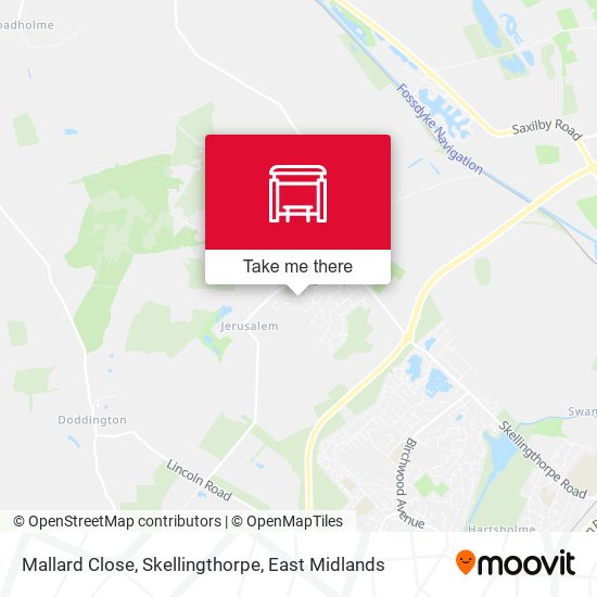 Mallard Close, Skellingthorpe map