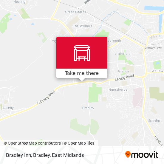 Bradley Inn, Bradley map