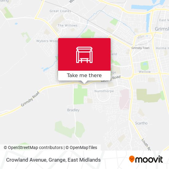 Crowland Avenue, Grange map