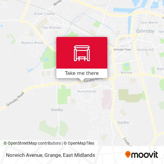 Norwich Avenue, Grange map