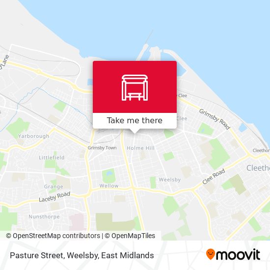 Pasture Street, Weelsby map