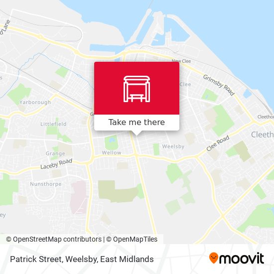 Patrick Street, Weelsby map