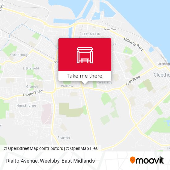 Rialto Avenue, Weelsby map
