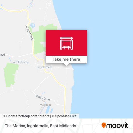 The Marina, Ingoldmells map