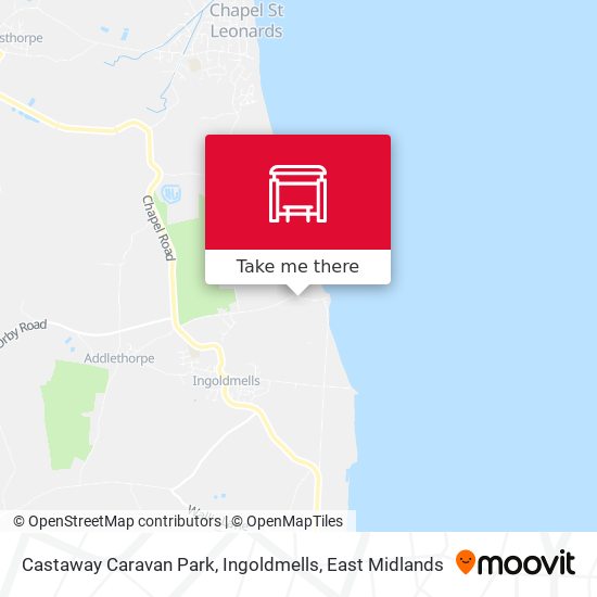 Castaway Caravan Park, Ingoldmells map