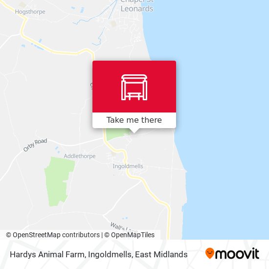 Hardys Animal Farm, Ingoldmells map