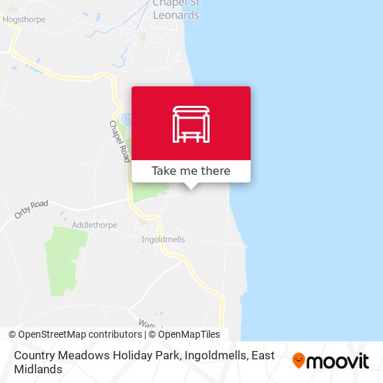 Country Meadows Holiday Park, Ingoldmells map