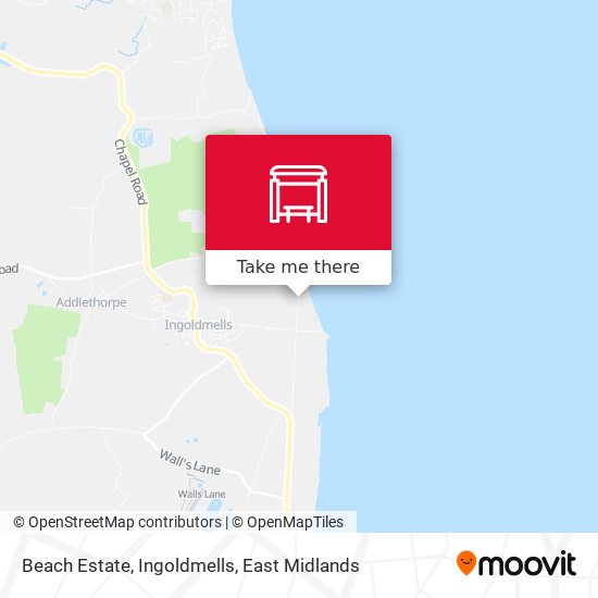 Beach Estate, Ingoldmells map