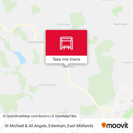 St Michael & All Angels, Edenham map