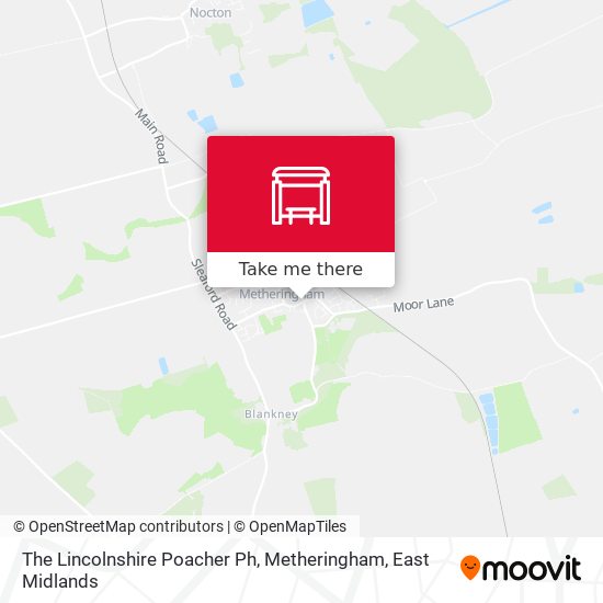 The Lincolnshire Poacher Ph, Metheringham map