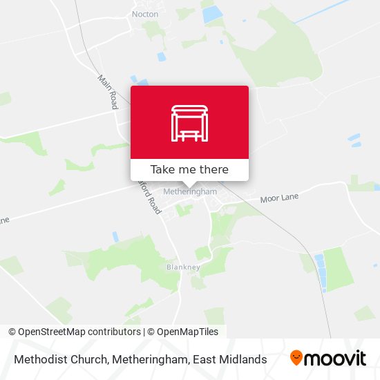Methodist Church, Metheringham map