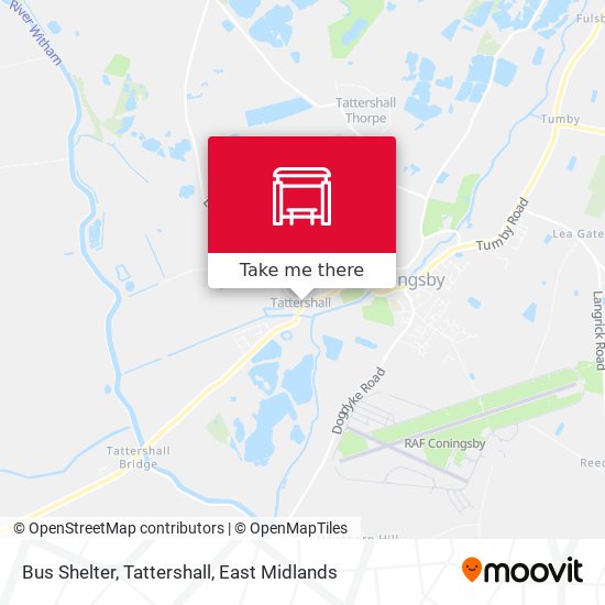 Bus Shelter, Tattershall map