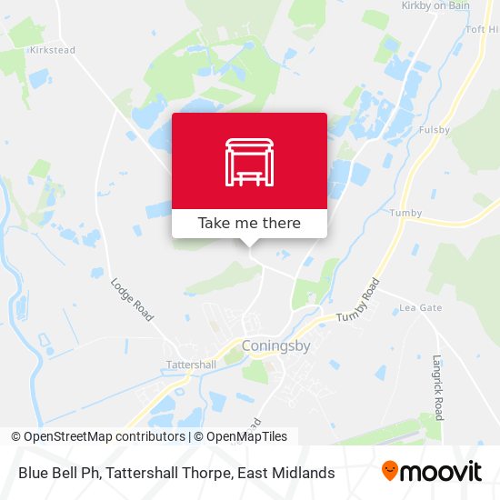 Blue Bell Ph, Tattershall Thorpe map