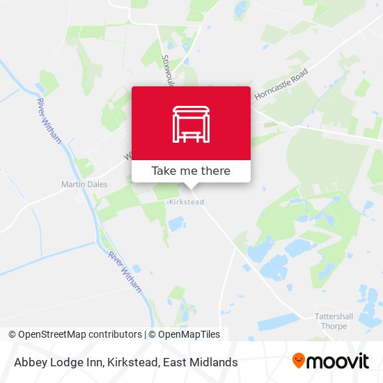 Abbey Lodge Inn, Kirkstead map