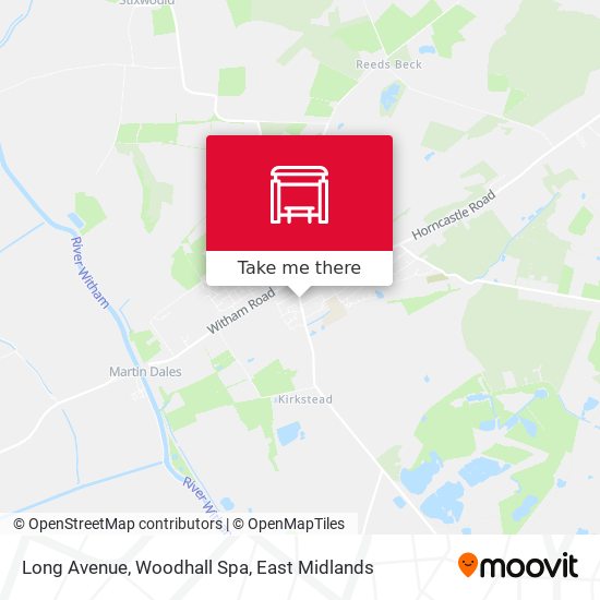 Long Avenue, Woodhall Spa map