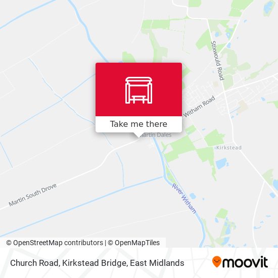 Church Road, Kirkstead Bridge map