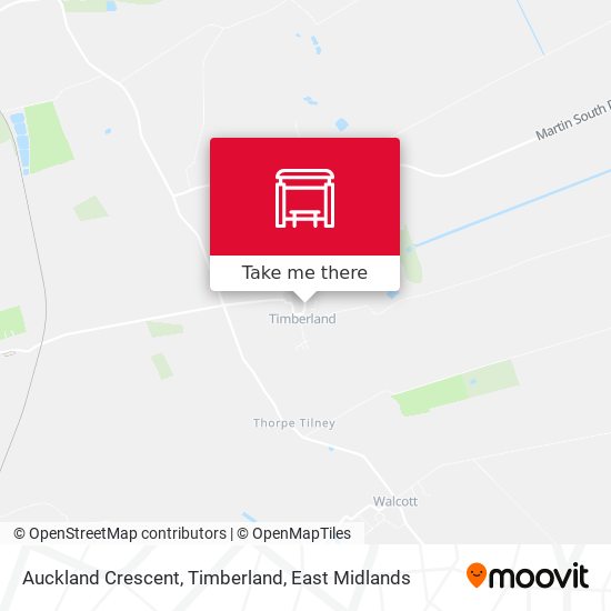 Auckland Crescent, Timberland map