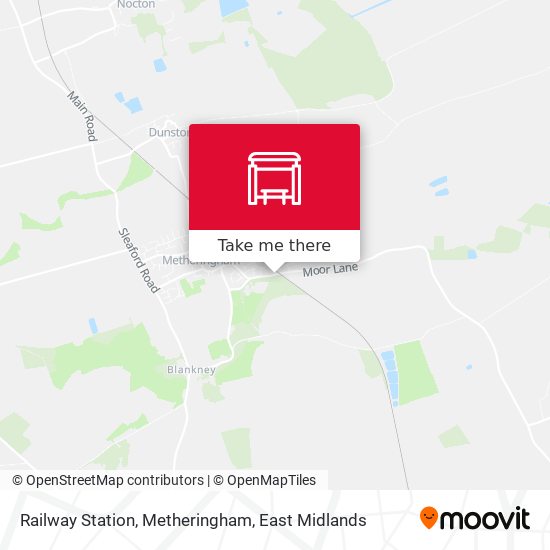 Railway Station, Metheringham map
