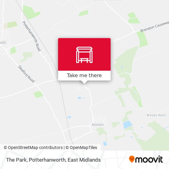 The Park, Potterhanworth map
