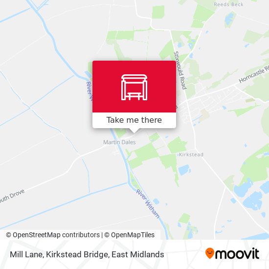 Mill Lane, Kirkstead Bridge map