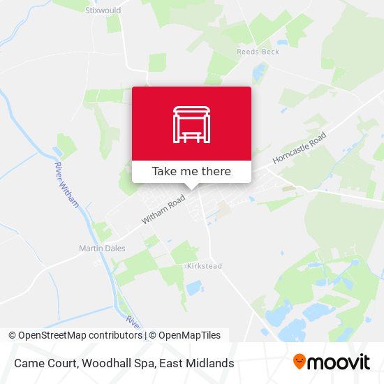 Came Court, Woodhall Spa map